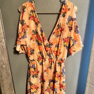 Charlotte Russe floral romper